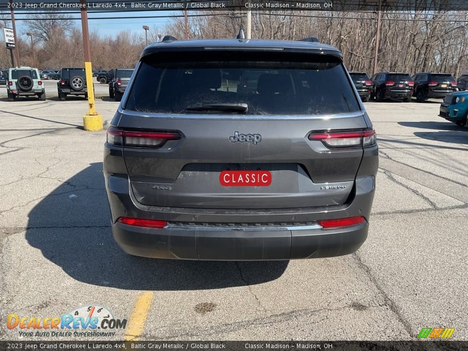 2023 Jeep Grand Cherokee L Laredo 4x4 Baltic Gray Metallic / Global Black Photo #11