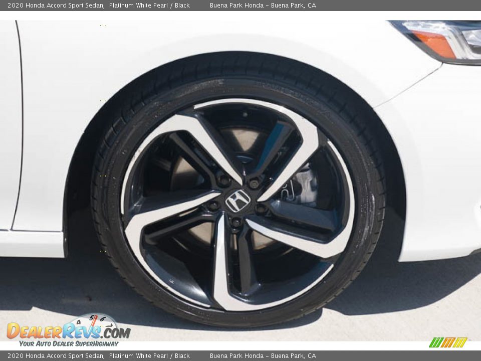 2020 Honda Accord Sport Sedan Platinum White Pearl / Black Photo #36