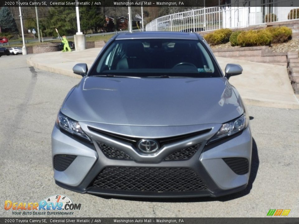 2020 Toyota Camry SE Celestial Silver Metallic / Ash Photo #12