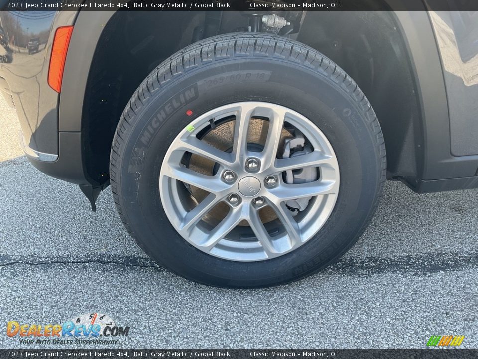 2023 Jeep Grand Cherokee L Laredo 4x4 Baltic Gray Metallic / Global Black Photo #13