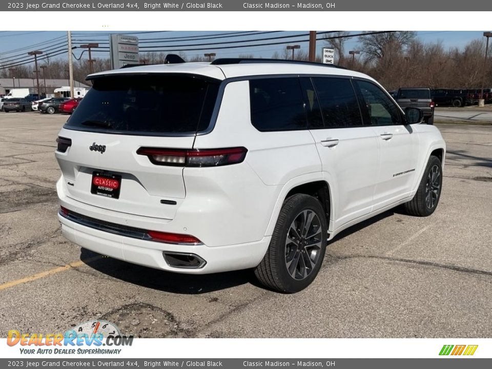 2023 Jeep Grand Cherokee L Overland 4x4 Bright White / Global Black Photo #9