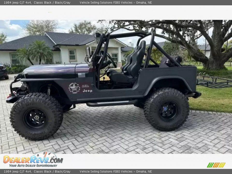 Classic Black 1984 Jeep CJ7 4x4 Photo #1