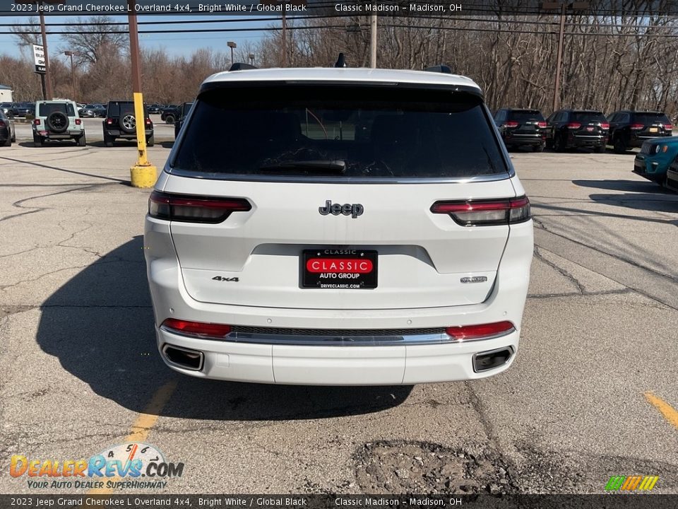 2023 Jeep Grand Cherokee L Overland 4x4 Bright White / Global Black Photo #12