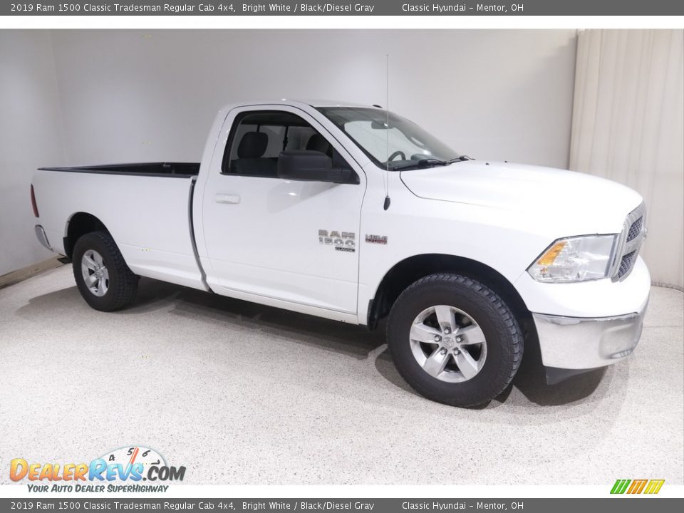 2019 Ram 1500 Classic Tradesman Regular Cab 4x4 Bright White / Black/Diesel Gray Photo #1