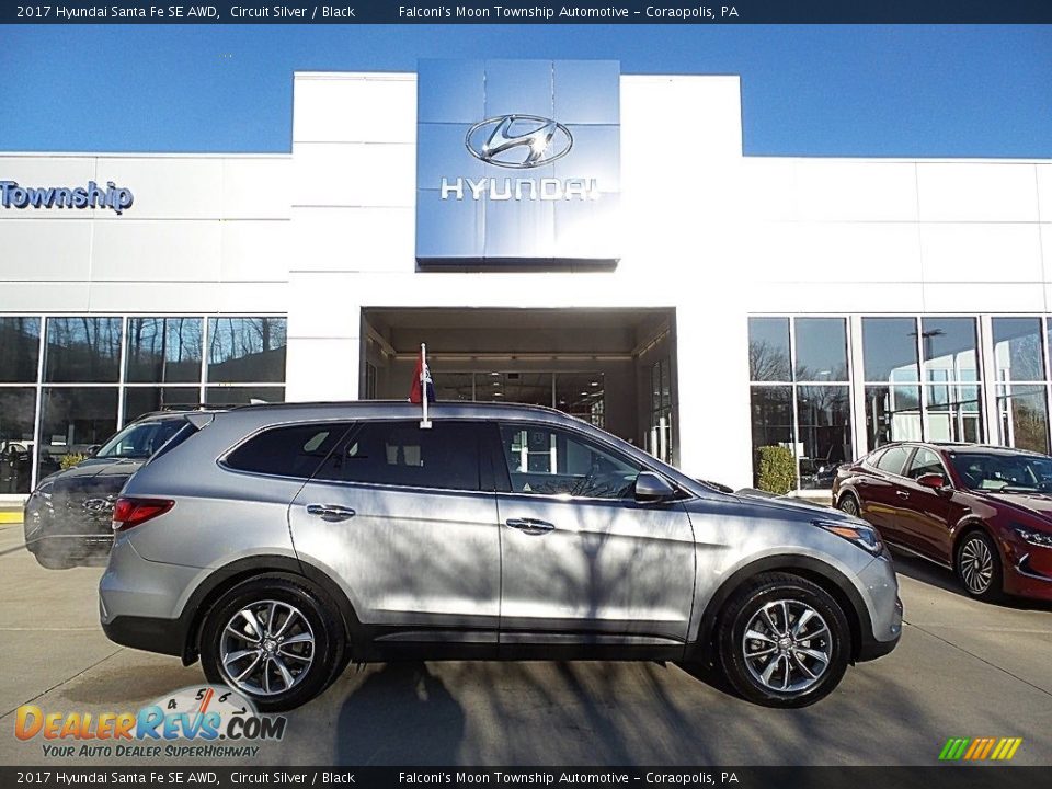 2017 Hyundai Santa Fe SE AWD Circuit Silver / Black Photo #1