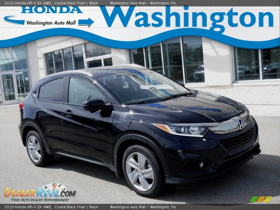 2019 Honda HR-V EX AWD Crystal Black Pearl / Black Photo #1