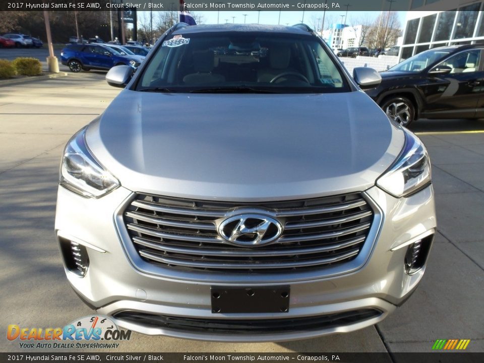 2017 Hyundai Santa Fe SE AWD Circuit Silver / Black Photo #7