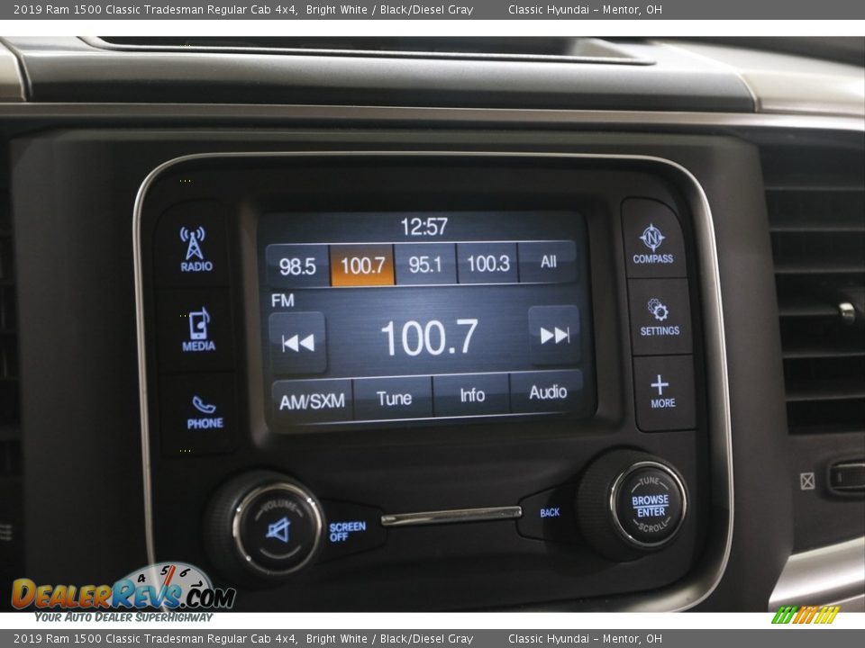 2019 Ram 1500 Classic Tradesman Regular Cab 4x4 Bright White / Black/Diesel Gray Photo #10