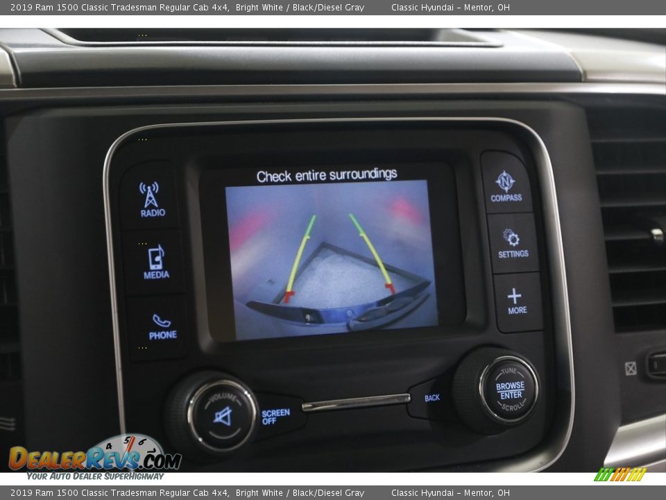 2019 Ram 1500 Classic Tradesman Regular Cab 4x4 Bright White / Black/Diesel Gray Photo #13