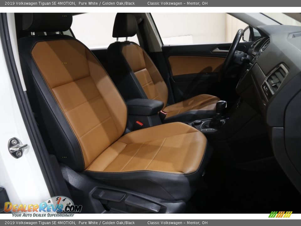 2019 Volkswagen Tiguan SE 4MOTION Pure White / Golden Oak/Black Photo #15