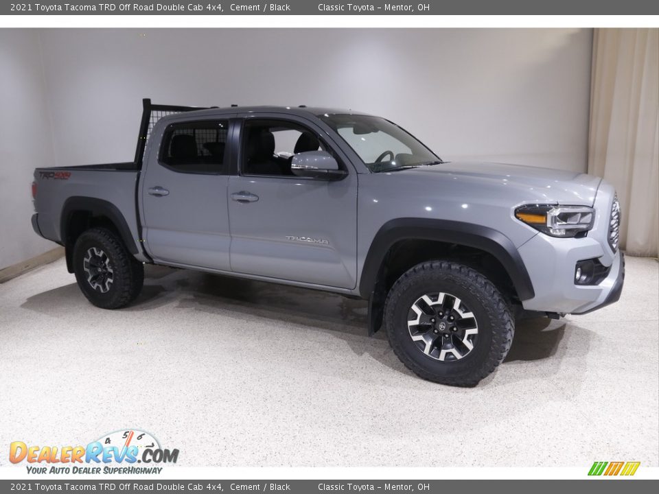 2021 Toyota Tacoma TRD Off Road Double Cab 4x4 Cement / Black Photo #1