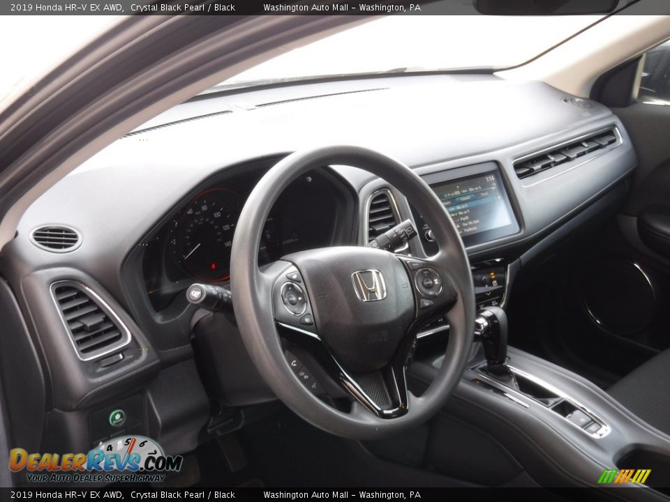 2019 Honda HR-V EX AWD Crystal Black Pearl / Black Photo #14
