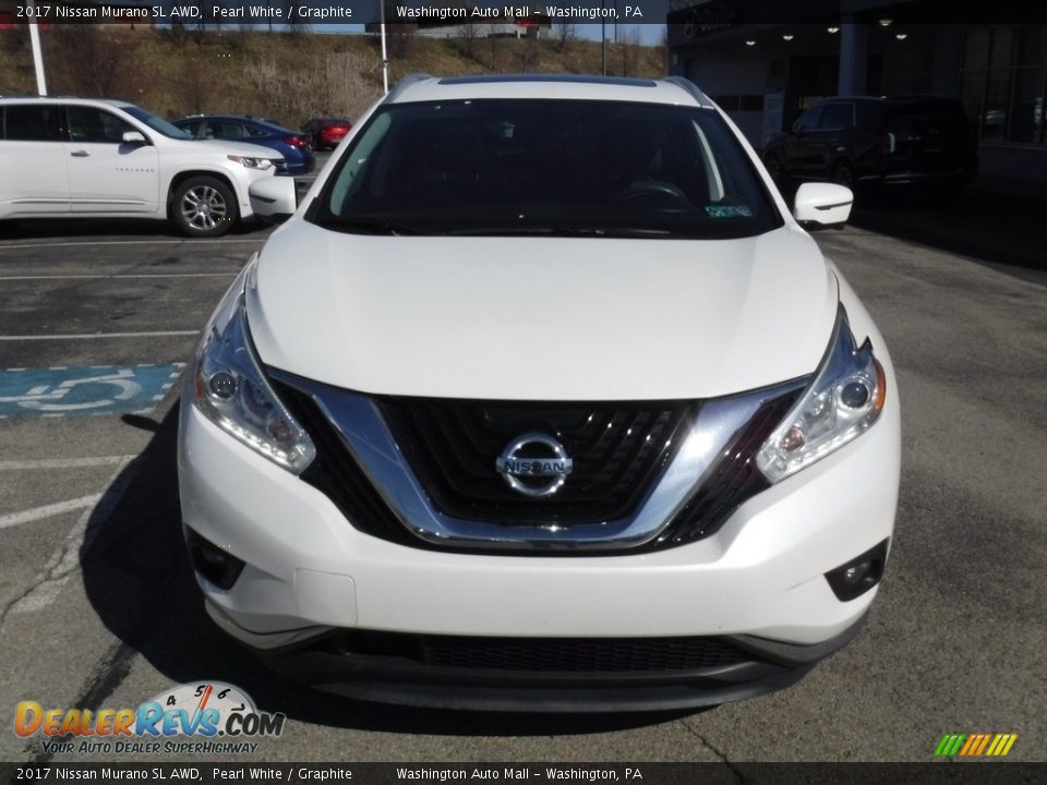 2017 Nissan Murano SL AWD Pearl White / Graphite Photo #5