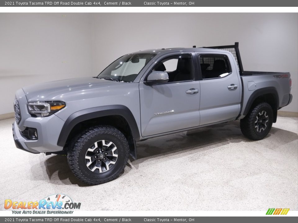 2021 Toyota Tacoma TRD Off Road Double Cab 4x4 Cement / Black Photo #3