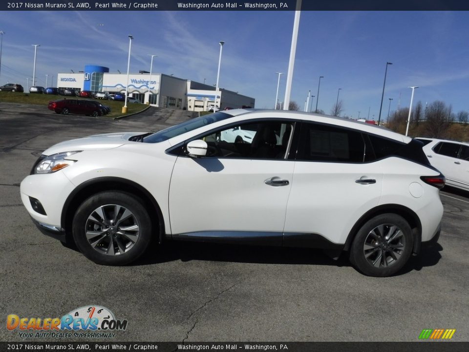 2017 Nissan Murano SL AWD Pearl White / Graphite Photo #7