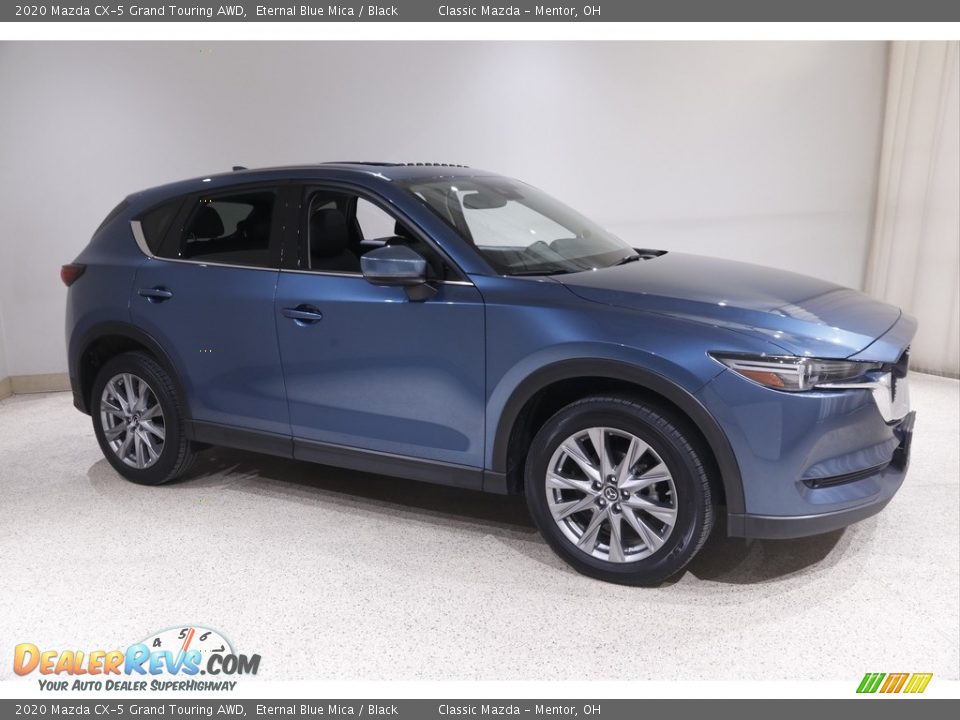 2020 Mazda CX-5 Grand Touring AWD Eternal Blue Mica / Black Photo #1