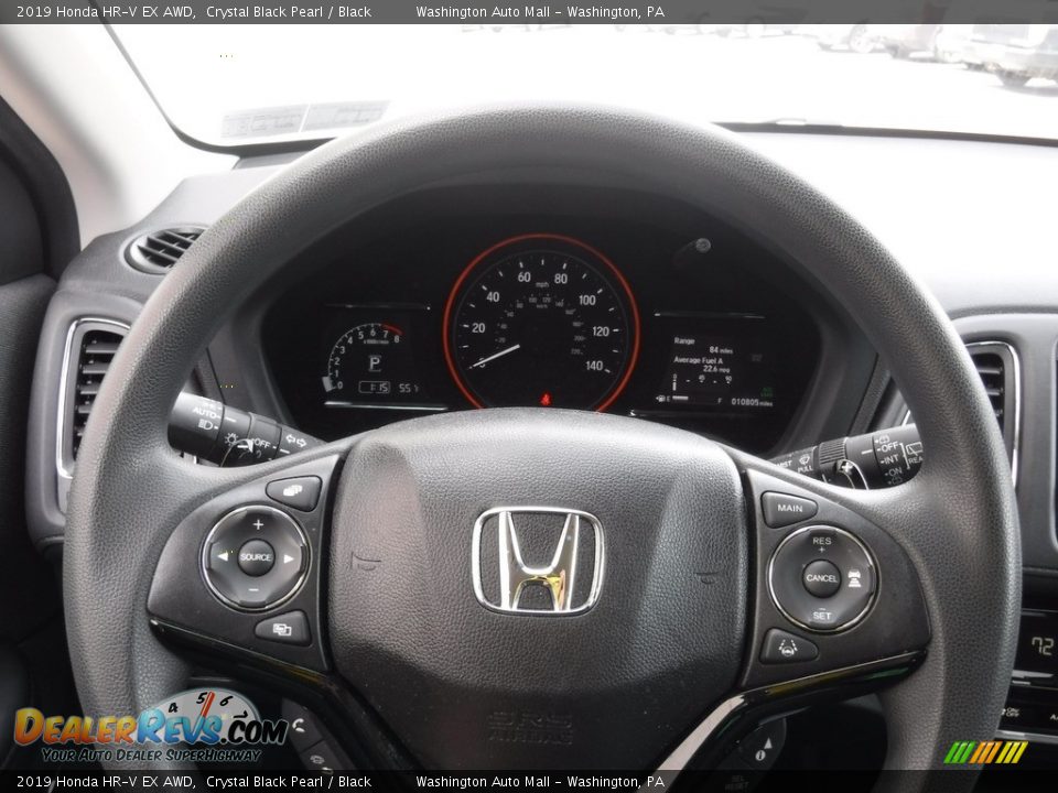 2019 Honda HR-V EX AWD Crystal Black Pearl / Black Photo #23
