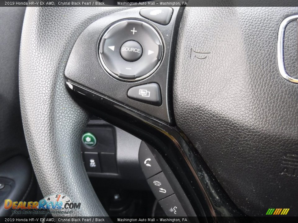 2019 Honda HR-V EX AWD Crystal Black Pearl / Black Photo #24