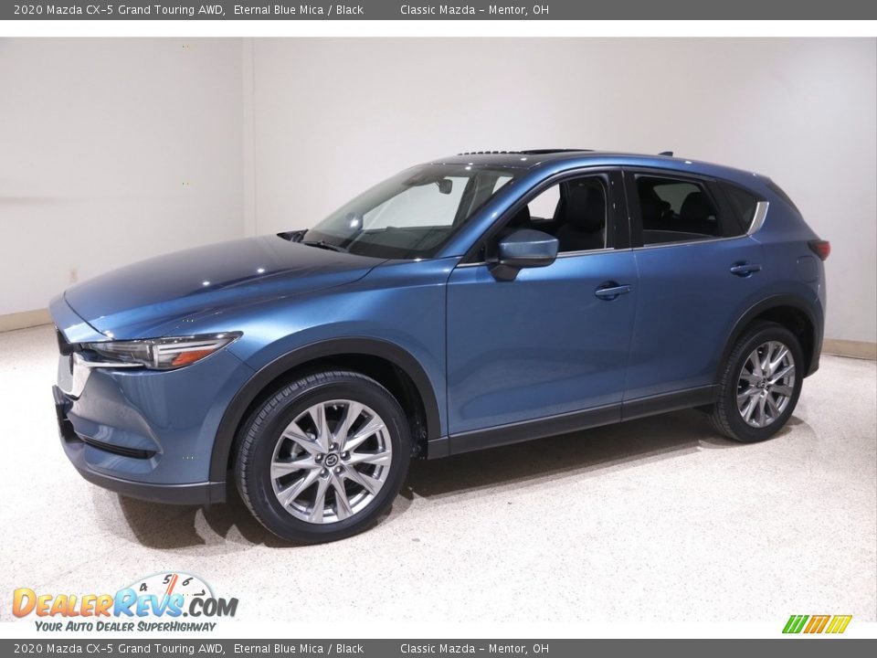 2020 Mazda CX-5 Grand Touring AWD Eternal Blue Mica / Black Photo #3