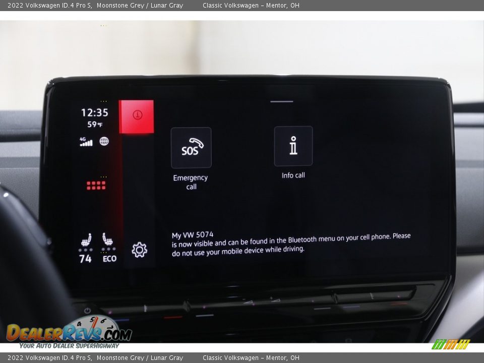 Controls of 2022 Volkswagen ID.4 Pro S Photo #11