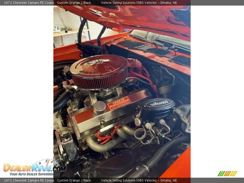 1971 Chevrolet Camaro RS Coupe Custom Orange / Black Photo #13