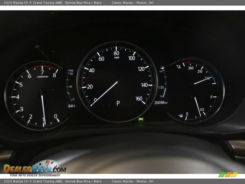 2020 Mazda CX-5 Grand Touring AWD Eternal Blue Mica / Black Photo #8