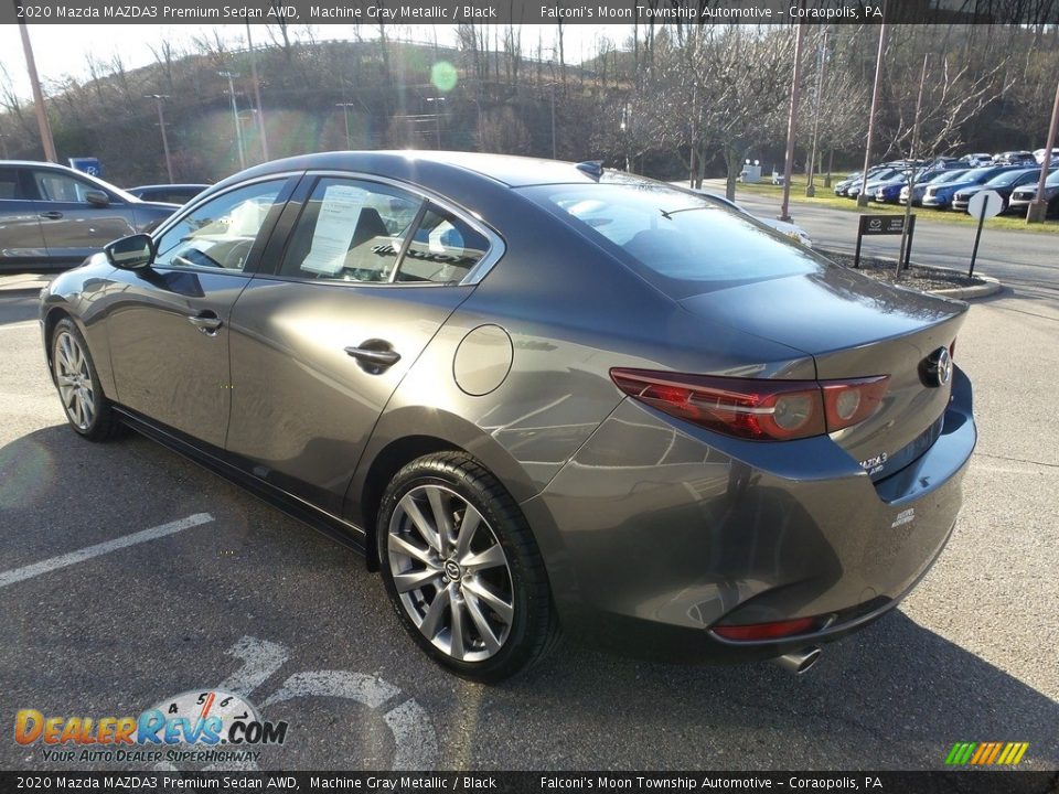 2020 Mazda MAZDA3 Premium Sedan AWD Machine Gray Metallic / Black Photo #5