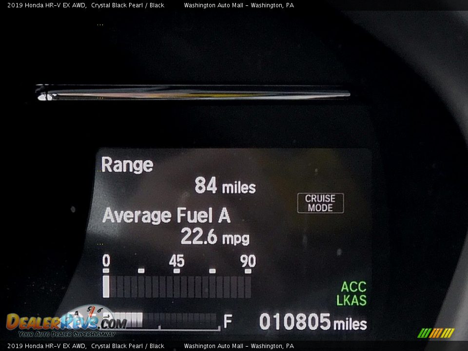 2019 Honda HR-V EX AWD Crystal Black Pearl / Black Photo #33