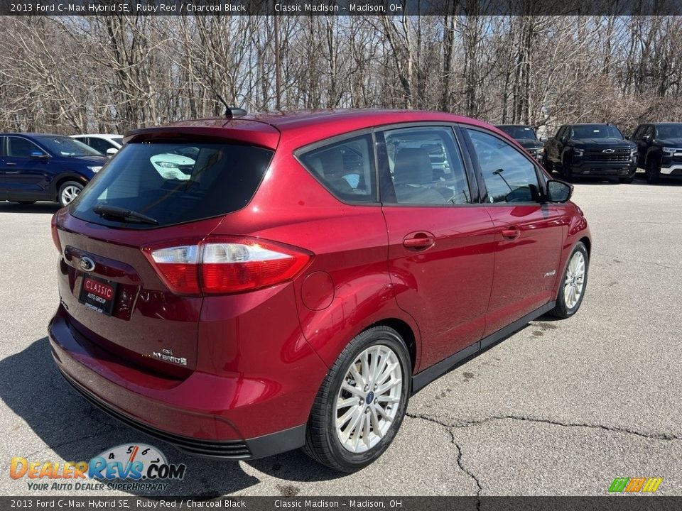 2013 Ford C-Max Hybrid SE Ruby Red / Charcoal Black Photo #3
