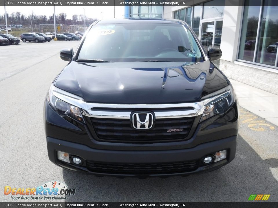 2019 Honda Ridgeline Sport AWD Crystal Black Pearl / Black Photo #4