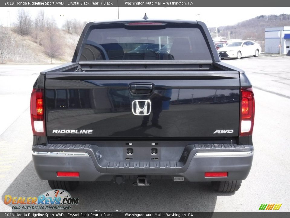 2019 Honda Ridgeline Sport AWD Crystal Black Pearl / Black Photo #9