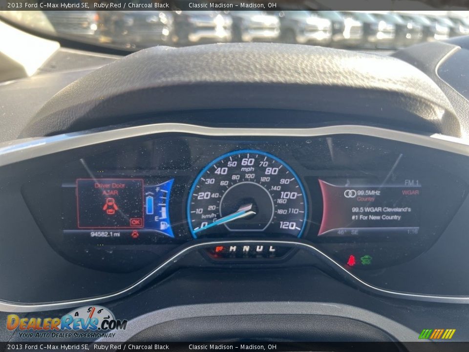 2013 Ford C-Max Hybrid SE Ruby Red / Charcoal Black Photo #10