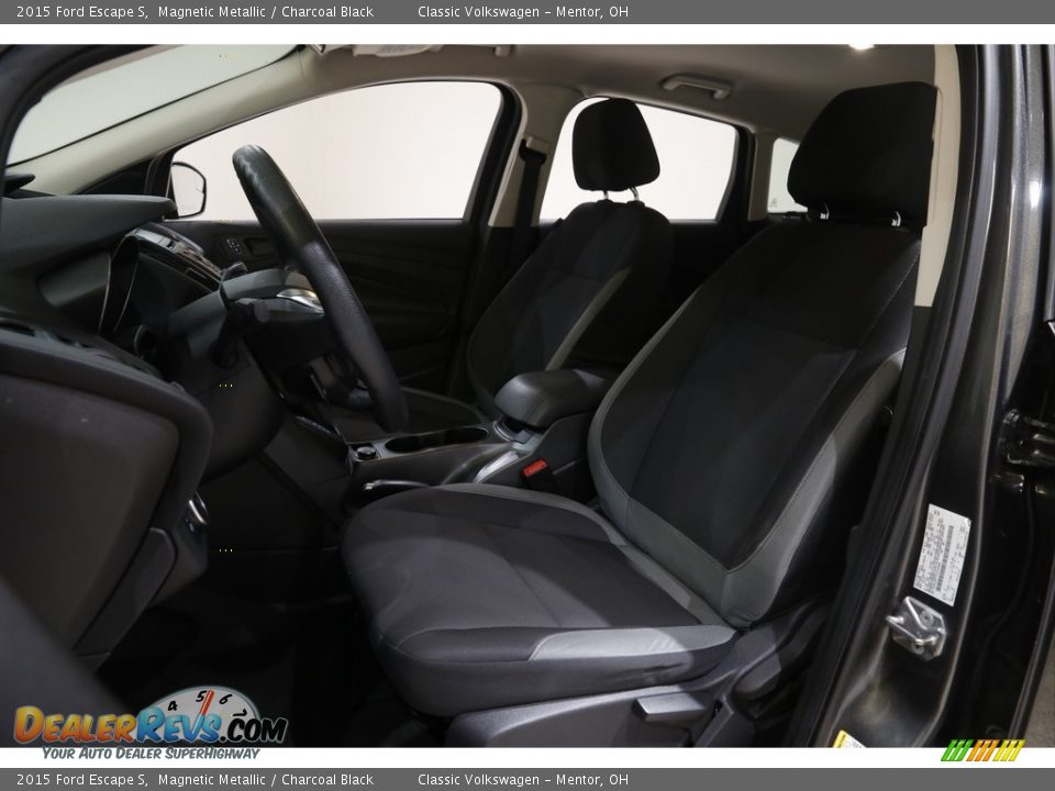 2015 Ford Escape S Magnetic Metallic / Charcoal Black Photo #5