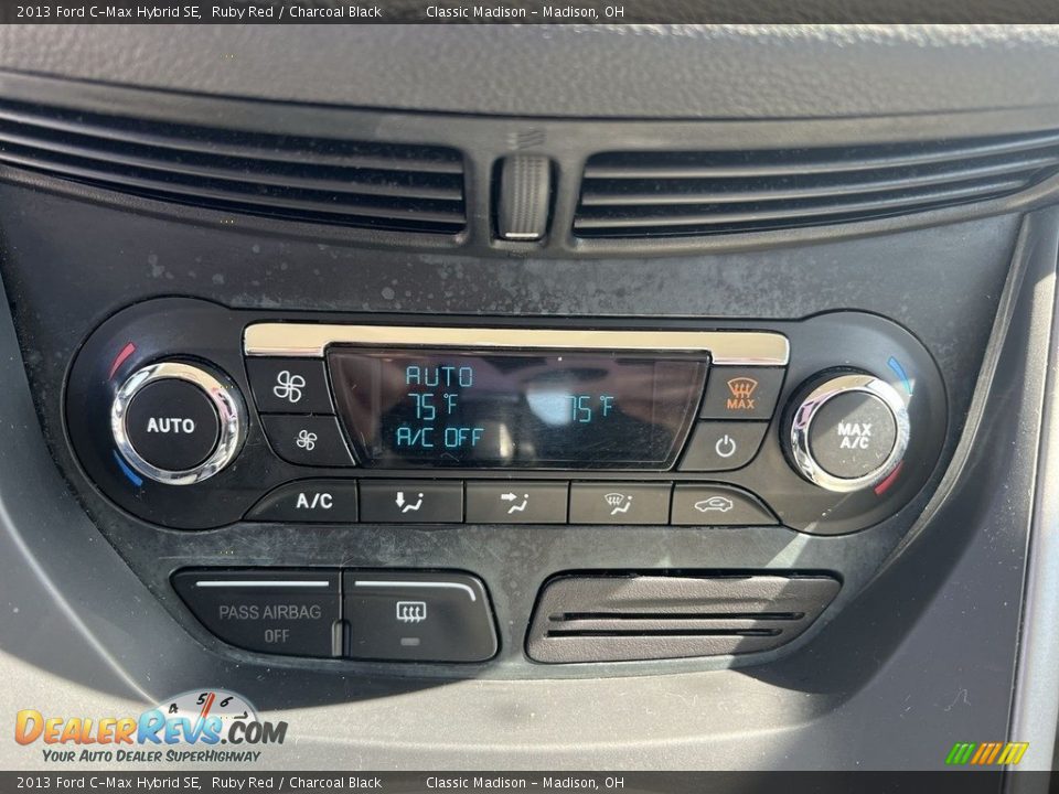 2013 Ford C-Max Hybrid SE Ruby Red / Charcoal Black Photo #12