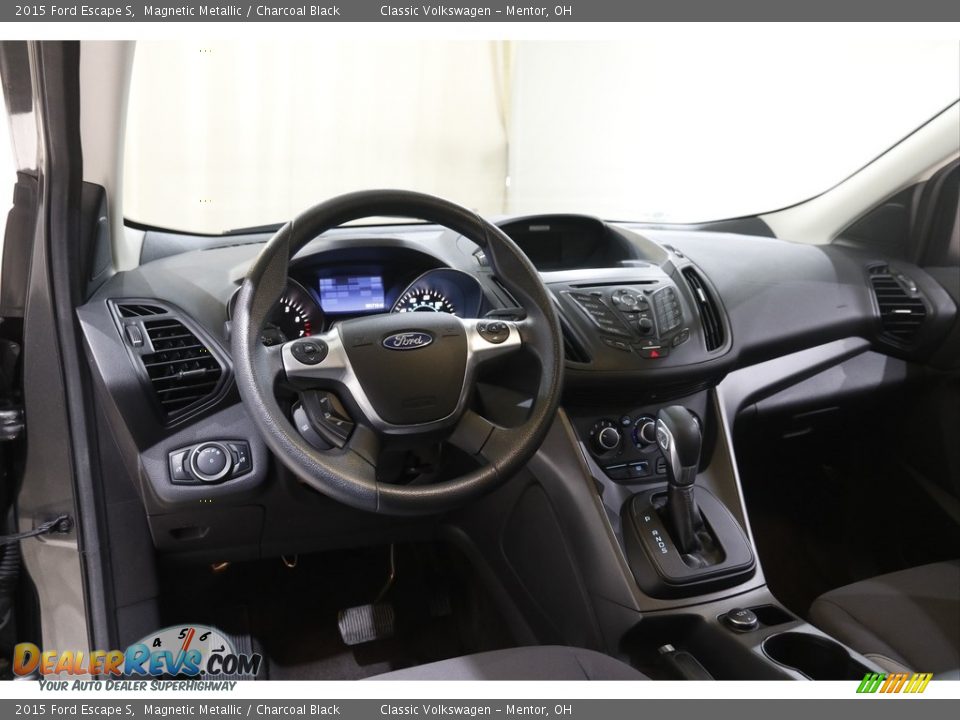 2015 Ford Escape S Magnetic Metallic / Charcoal Black Photo #6
