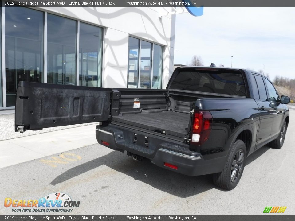 2019 Honda Ridgeline Sport AWD Crystal Black Pearl / Black Photo #13