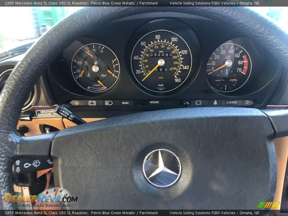 1985 Mercedes-Benz SL Class 380 SL Roadster Gauges Photo #5