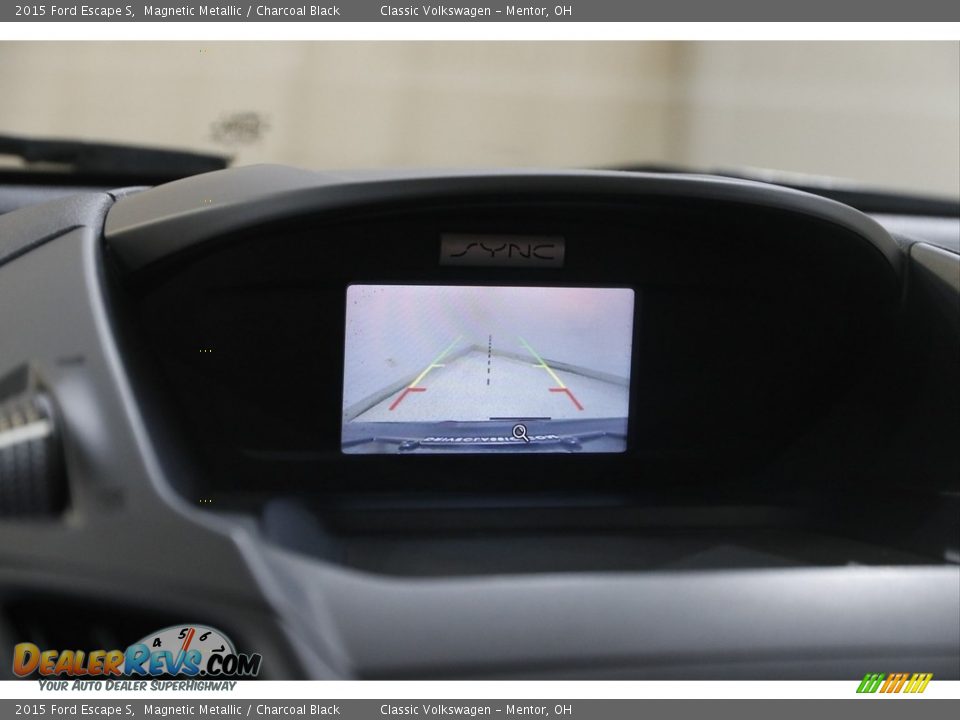 2015 Ford Escape S Magnetic Metallic / Charcoal Black Photo #12