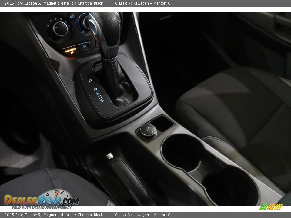 2015 Ford Escape S Magnetic Metallic / Charcoal Black Photo #13