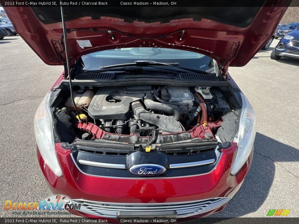 2013 Ford C-Max Hybrid SE Ruby Red / Charcoal Black Photo #18