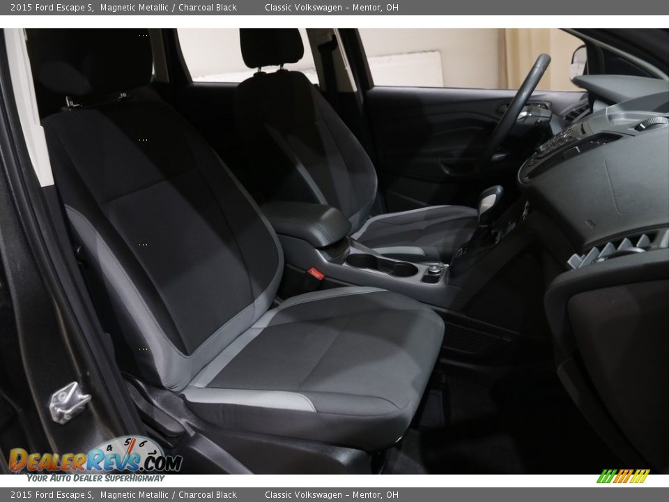 2015 Ford Escape S Magnetic Metallic / Charcoal Black Photo #14