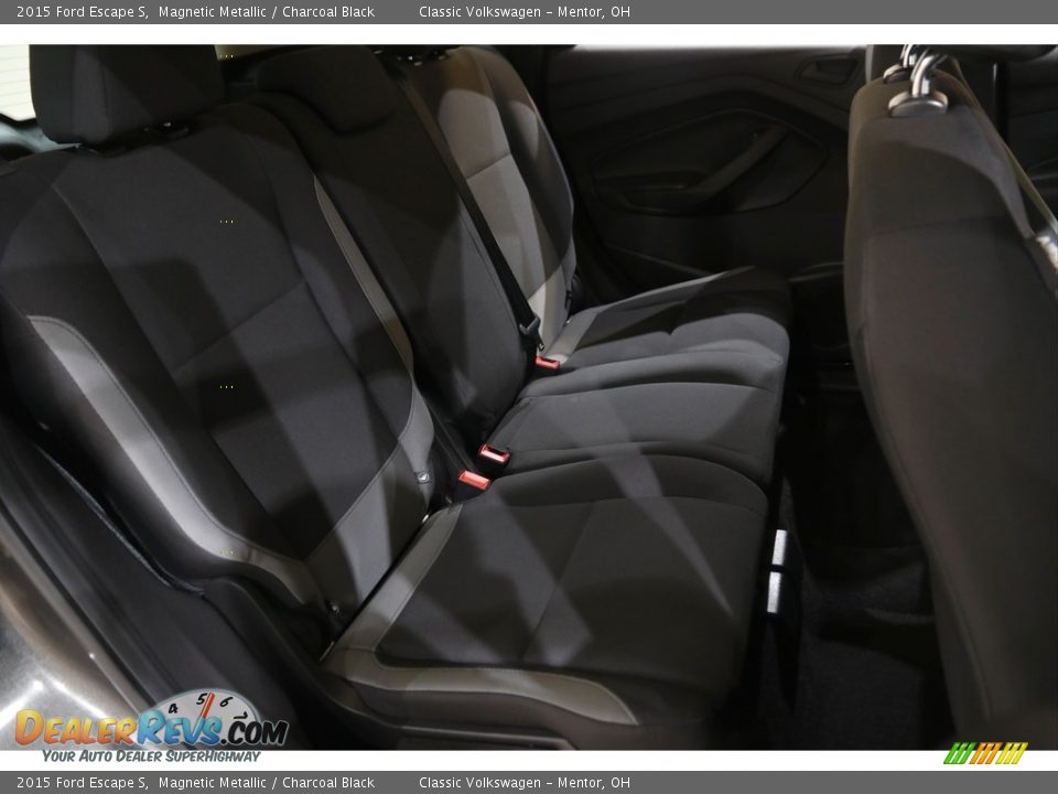 2015 Ford Escape S Magnetic Metallic / Charcoal Black Photo #15