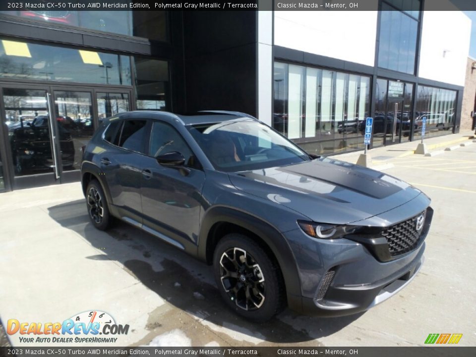 2023 Mazda CX-50 Turbo AWD Meridian Edition Polymetal Gray Metallic / Terracotta Photo #1