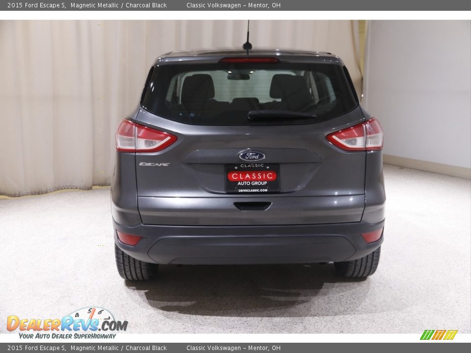 2015 Ford Escape S Magnetic Metallic / Charcoal Black Photo #17