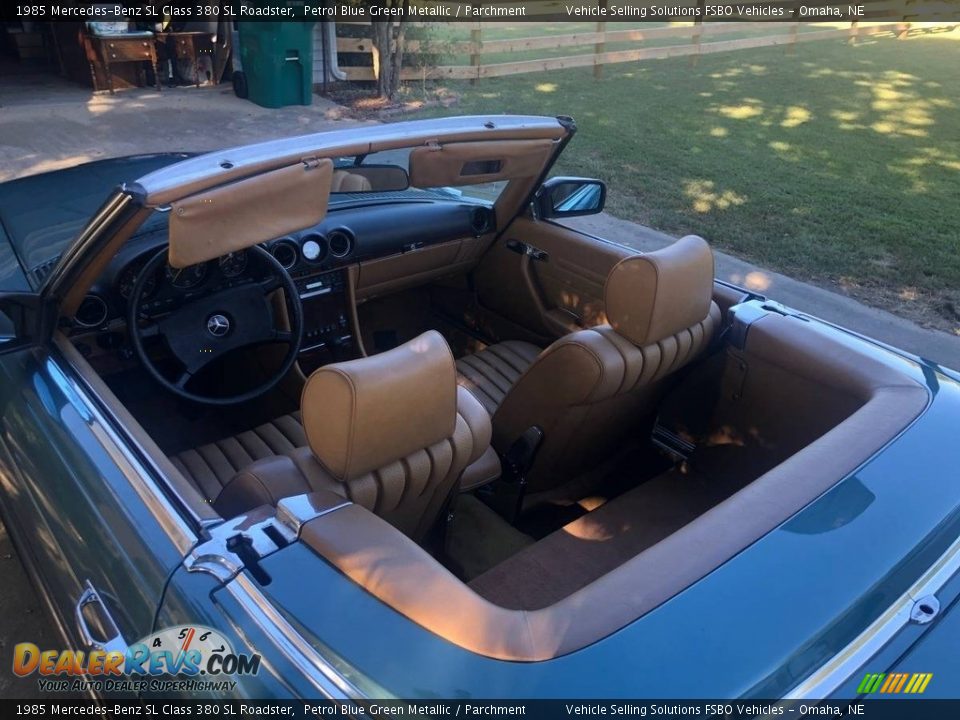 Front Seat of 1985 Mercedes-Benz SL Class 380 SL Roadster Photo #11