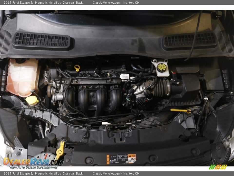 2015 Ford Escape S Magnetic Metallic / Charcoal Black Photo #18