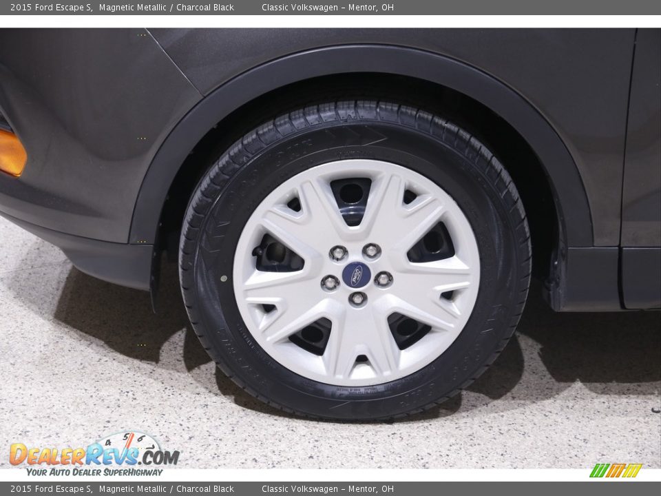 2015 Ford Escape S Magnetic Metallic / Charcoal Black Photo #19