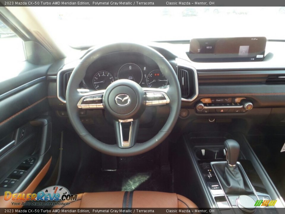 2023 Mazda CX-50 Turbo AWD Meridian Edition Polymetal Gray Metallic / Terracotta Photo #4