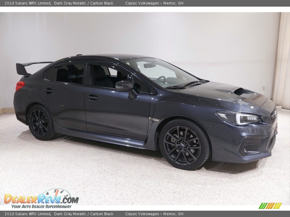 2019 Subaru WRX Limited Dark Gray Metallic / Carbon Black Photo #1