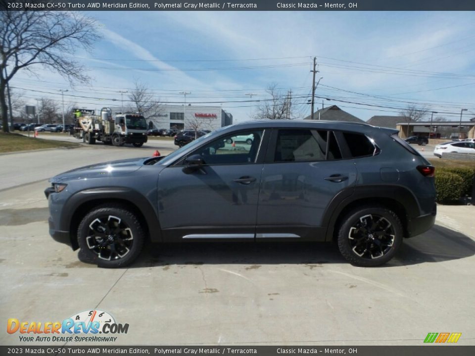 2023 Mazda CX-50 Turbo AWD Meridian Edition Polymetal Gray Metallic / Terracotta Photo #6
